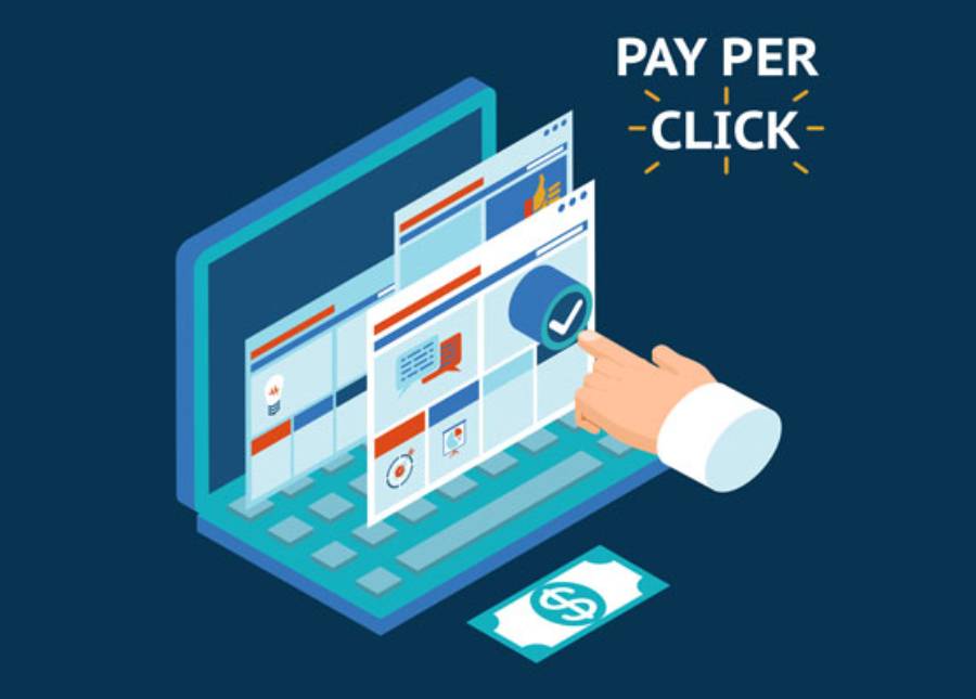Illustration of Pay Per Click advertising for PPC services in Hyderabad